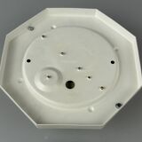 60s 70s ceiling lamp Glashütte Limburg Germany Plafoniere glass & metal