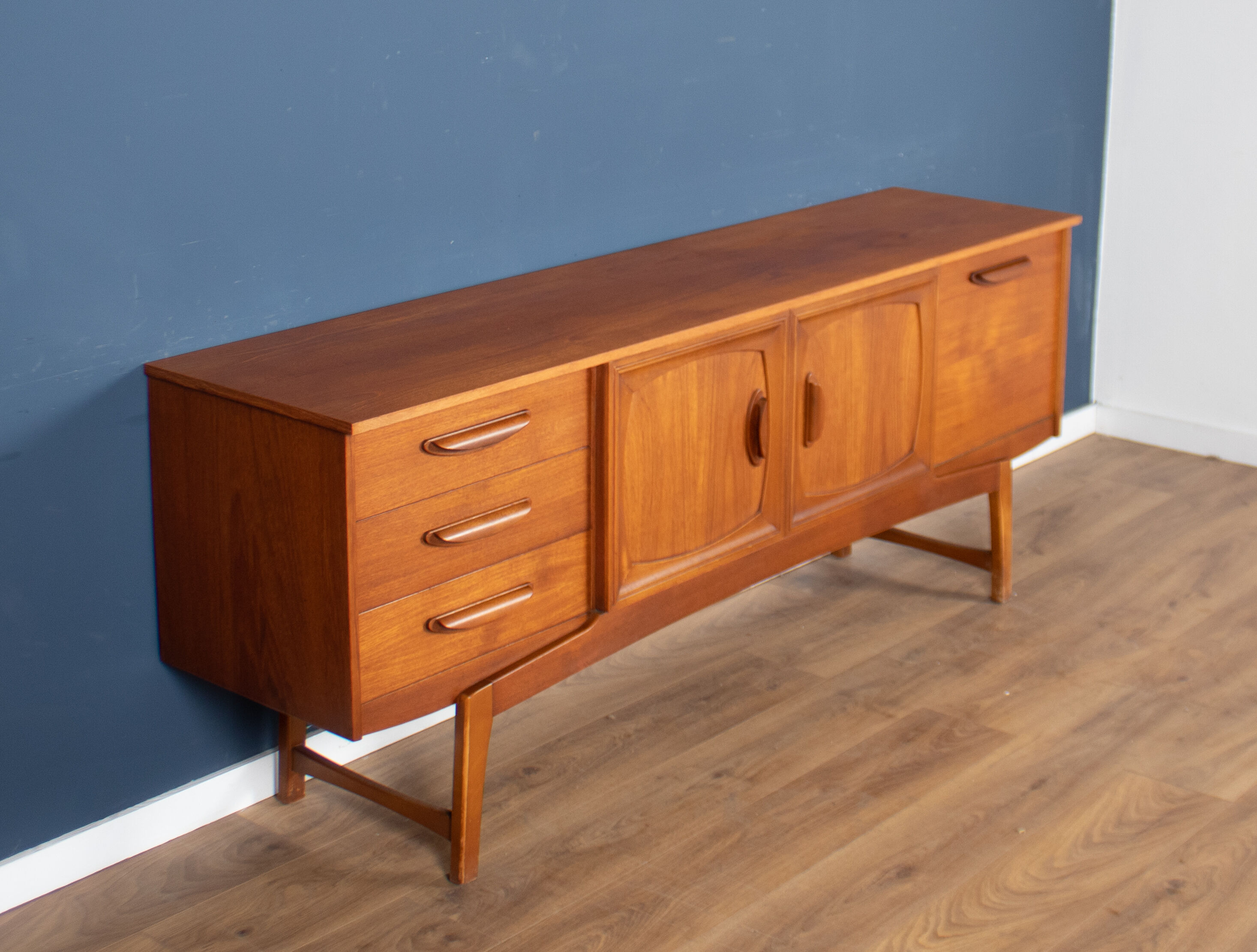 Retro teak 1960s stonehill mid century sideboard