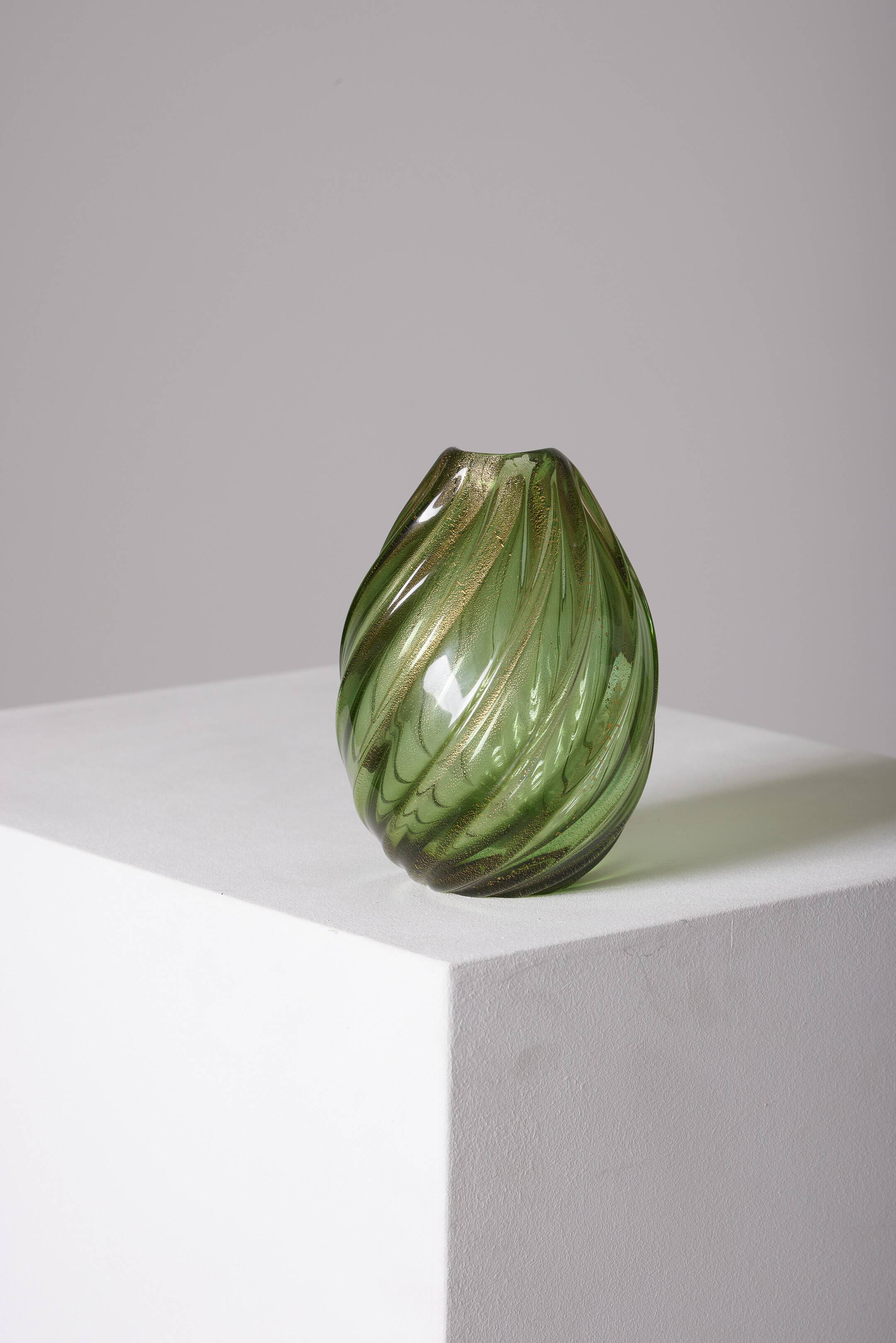 Murano blown glass vase by Archimede Seguso