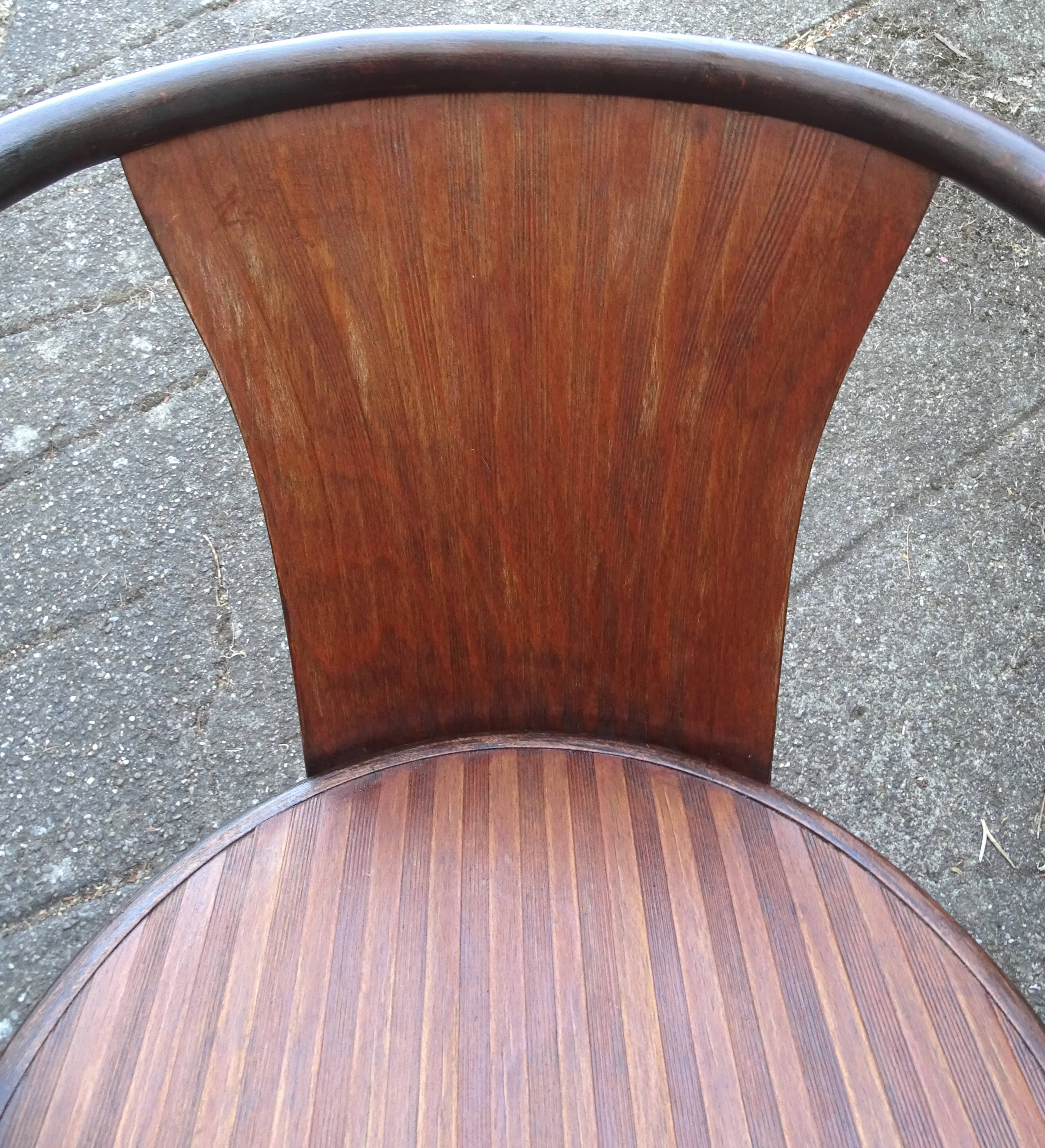 Chaise Fischel N°15E, vers 1915, no Thonet