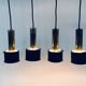 Italian pendant lamps, Italy, 1960s, set of 4