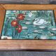Side table jugendstil Art Nouveau wooden pedestal table 1910