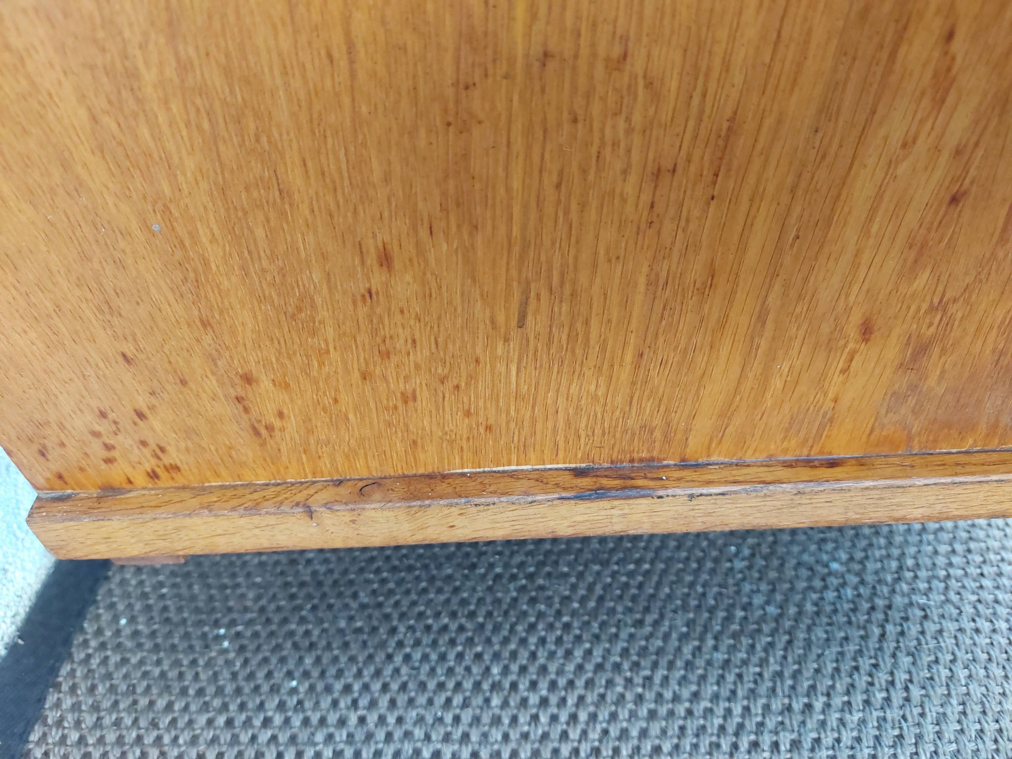 solid wood buffet, compass feet