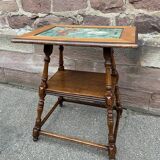 Table d'appoint à thé jugendstil Art Nouveau en bois 1910
