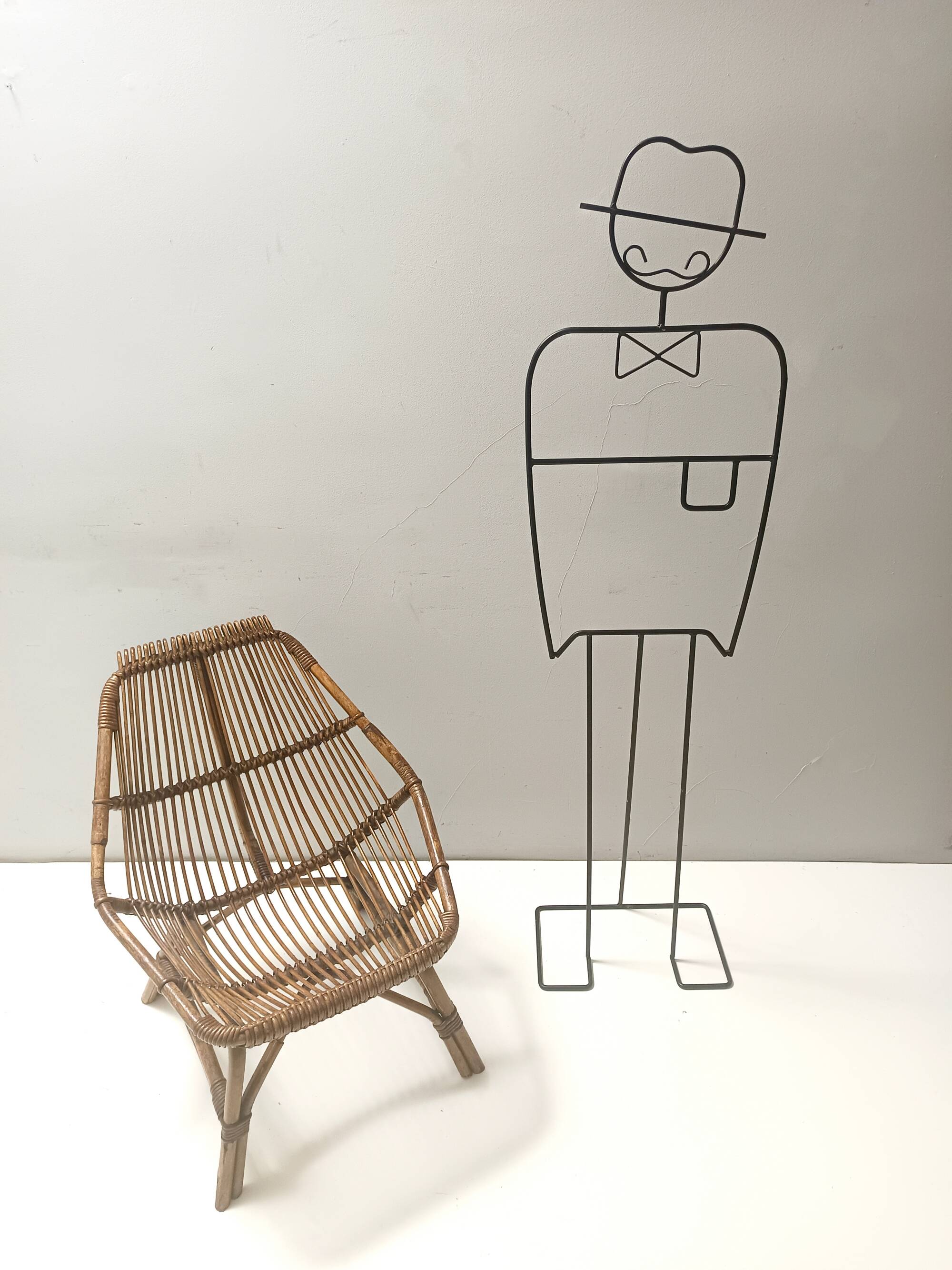 Bamboo Lounge Chair Attr. to Bonacina