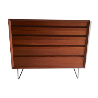 Commode par Poul Cadovius, Danemark, années 50