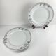 Set de 6 assiettes plates "Elysa", Sarreguemines, 1980-90