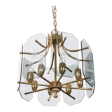 Lustre en verre Josef Brumberg, 1970s Allemagne