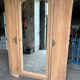 Armoire parisienne art déco bois naturel