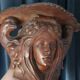 Paire d’étagères de mur d’art nouveau en bois