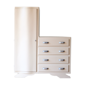 Asymmetrical cabinet