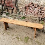 Raw wood bench L 158cm