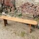Raw wood bench L 158cm