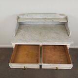 Marble top bathroom cabinet