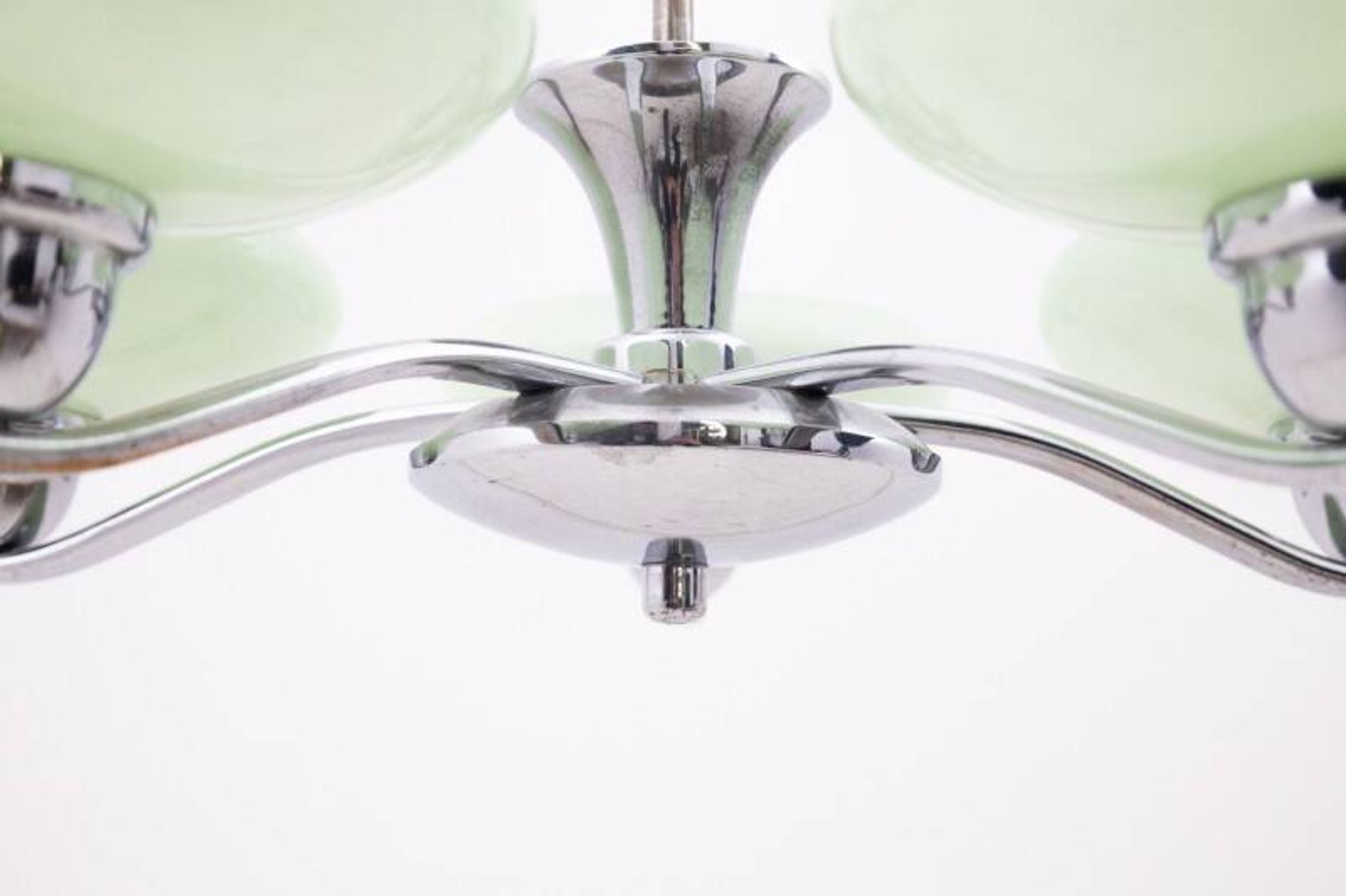 Art Deco chandelier from Poland, 1950s