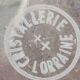 Empty pocket signed Cristallerie de Lorraine, Corolle/floral shape. Polylobed edges with corrugations