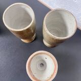 Pyrité stoneware dinner service, La Borne, 1970s