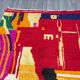 Tapis marocain orange