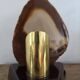 Vintage agate stone lamp