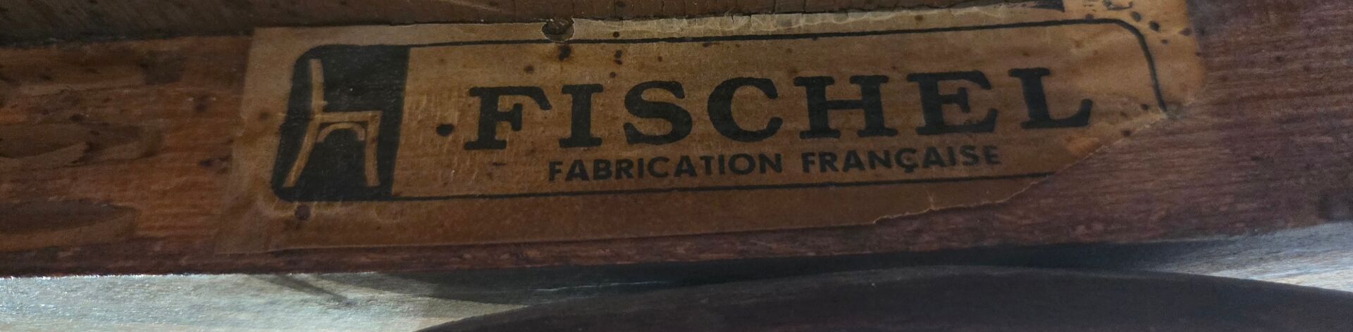 Lot de 4 chaises de bistrot Fischel vintage, années 1970