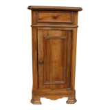 Antique bedside table with marble top