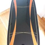 Coffee table formica tapered compass legs