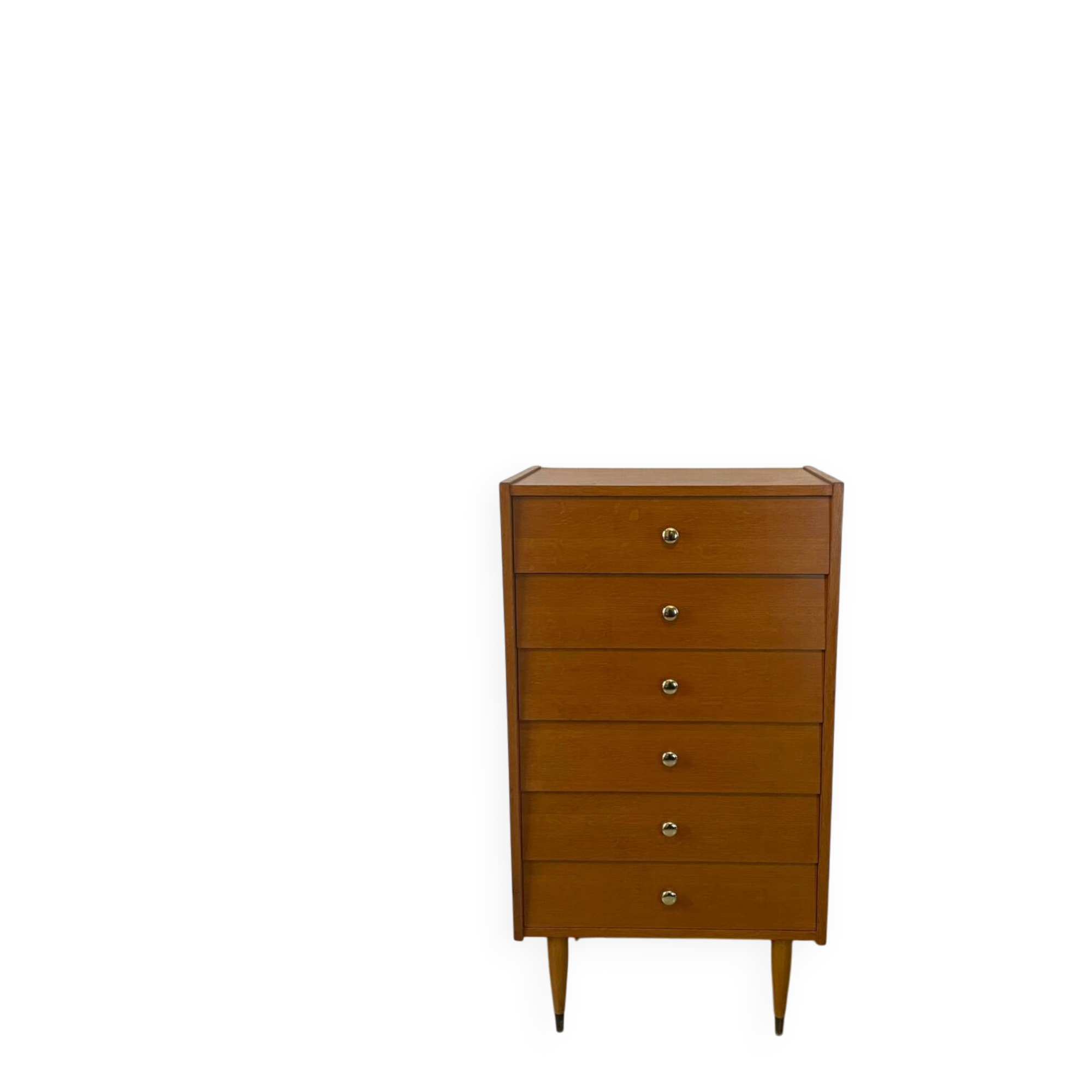 Chiffonnier/commode  6 tiroirs vintage en teck