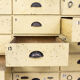 Bank of drawers large