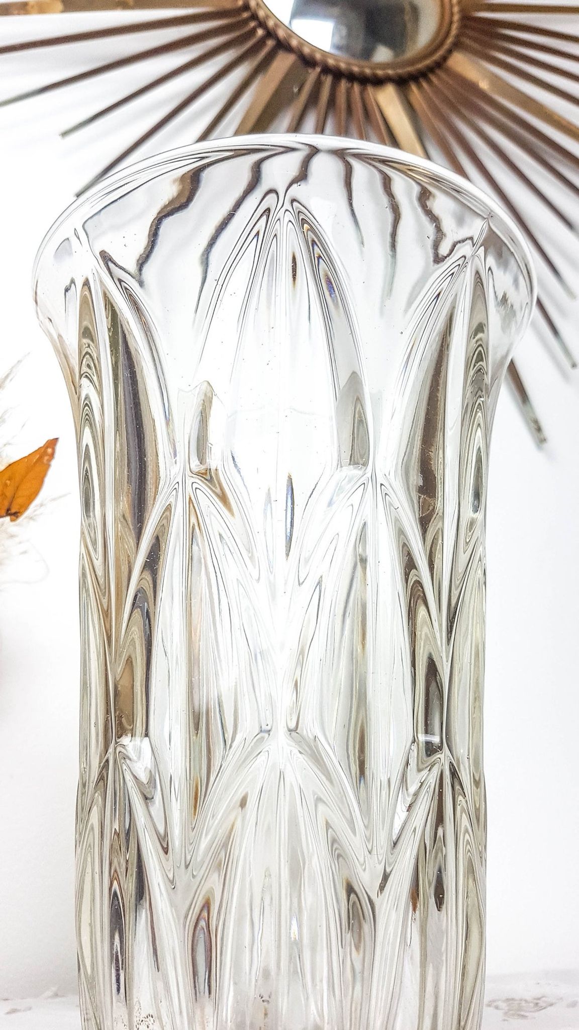 Vase en verre