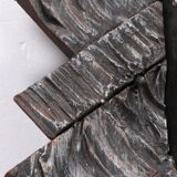 Brutalist wall lamps murano glass by Albano Poli for Poliarte, 70s, set of 2.