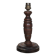 Wood lamp, wooden and vintage copper lamp base, table lamp.