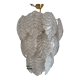 Murano leaf chandelier, 1970s