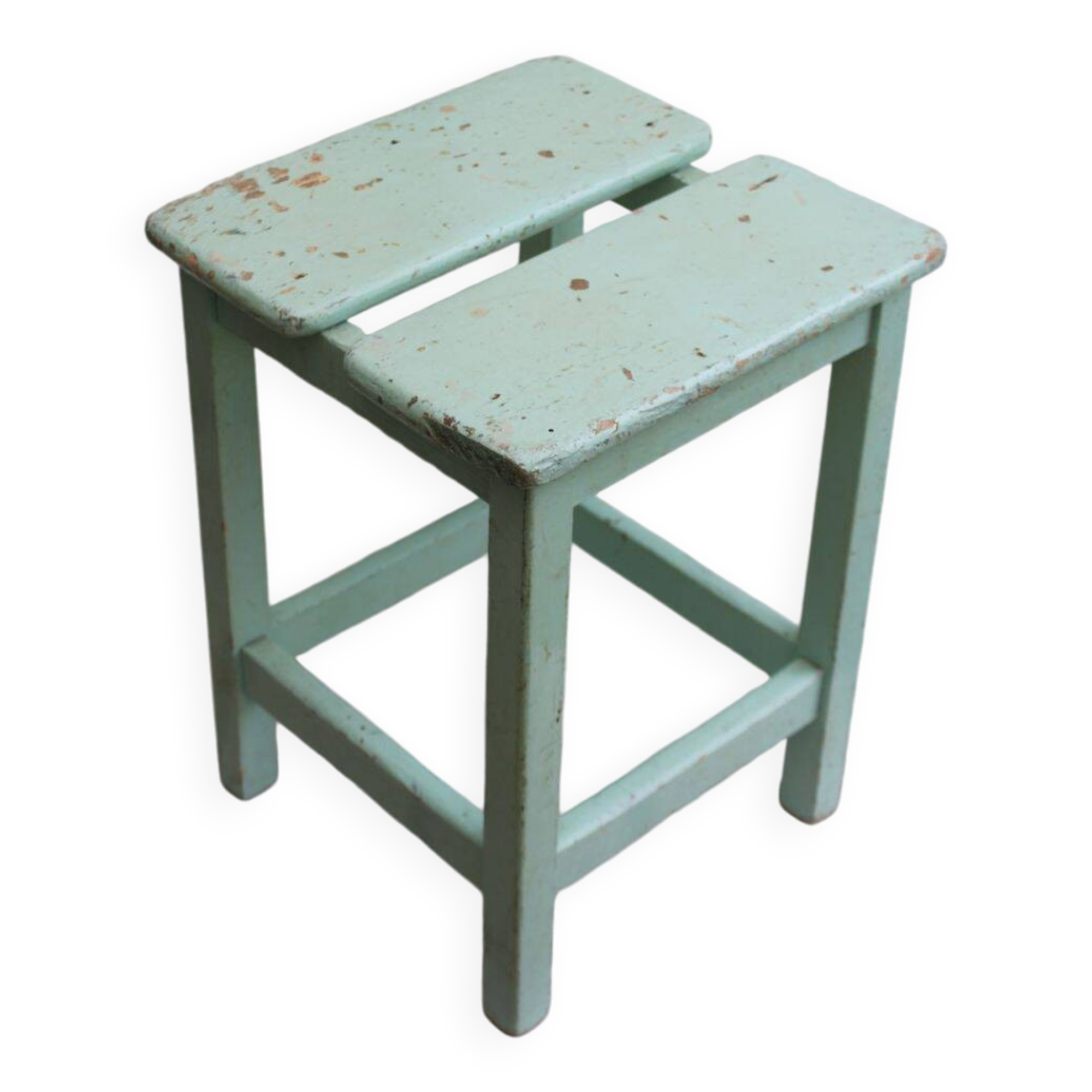 Wooden workshop stool