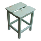 Wooden workshop stool
