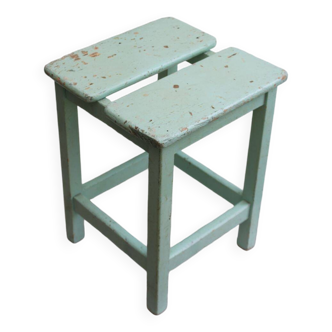 Wooden workshop stool