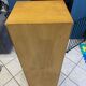 1960s office filing cabinet with curtains