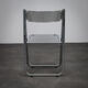 "Tamara" perforated metal folding chair by Arrben Italy (1980s)