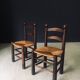French Provincial Dining Chairs by Charles Dudouyt, France, 1940s, Set of 6