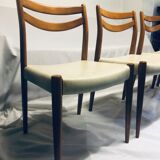 Lot of 4 danish chairs 1950