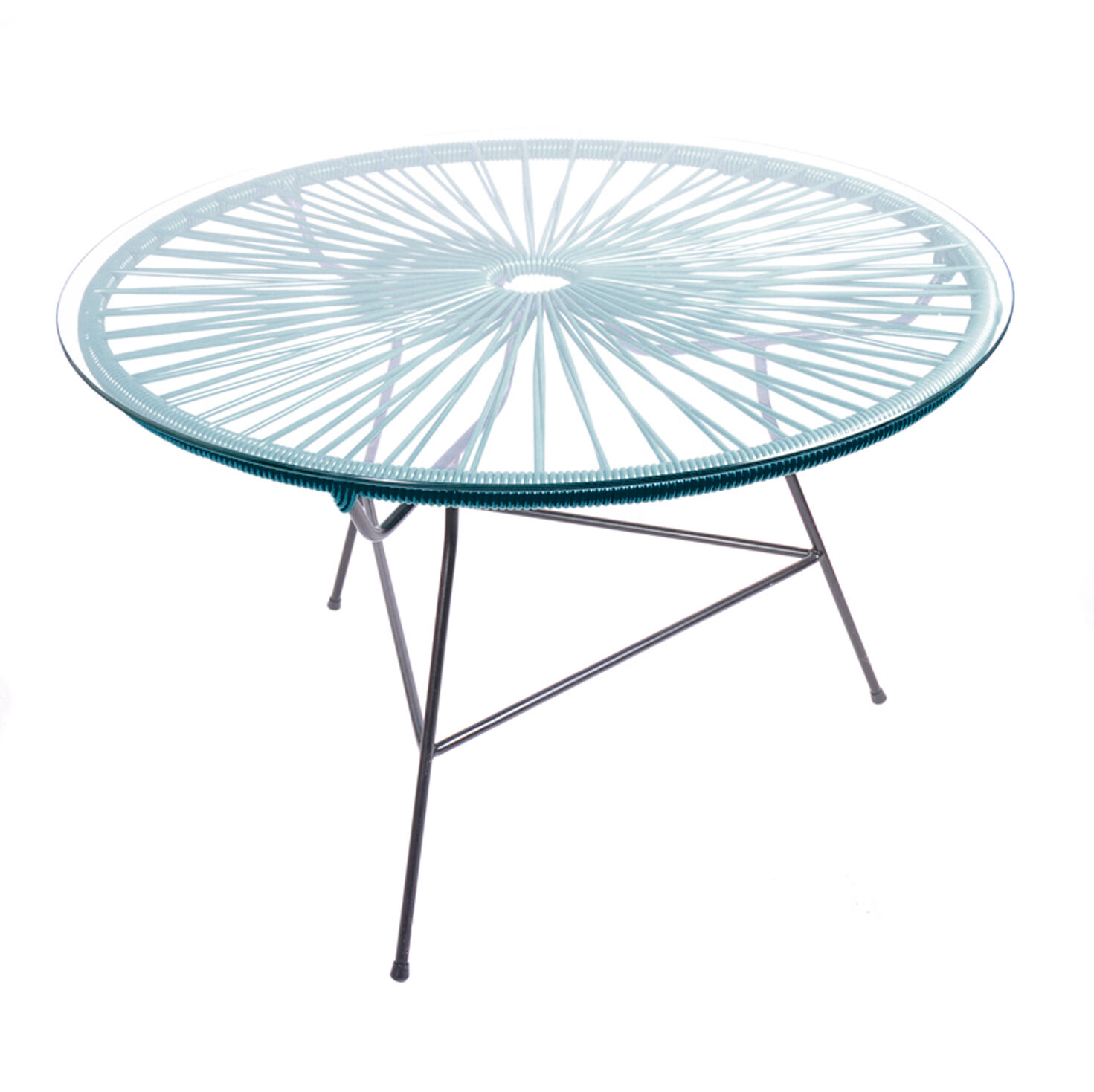 Zipolite ocean blue coffee table boqa