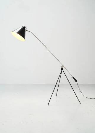 Henk Fillekes, Magneto Floor Lamp for Artiforte
