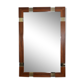 Mid 20th century wall mirror by Glass & Tra, Sweden 1960s - 120x80cm