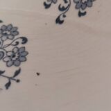 Ravier en terre de fer bleu, vert modèle "Mignon", H & Cie Sarreguemines