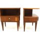 Set of 2 mahogany bedside tables, Swedish Modern, Sweden, 1940