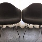 Pair dax armchairs Charles Eames for Herman Miller 1970