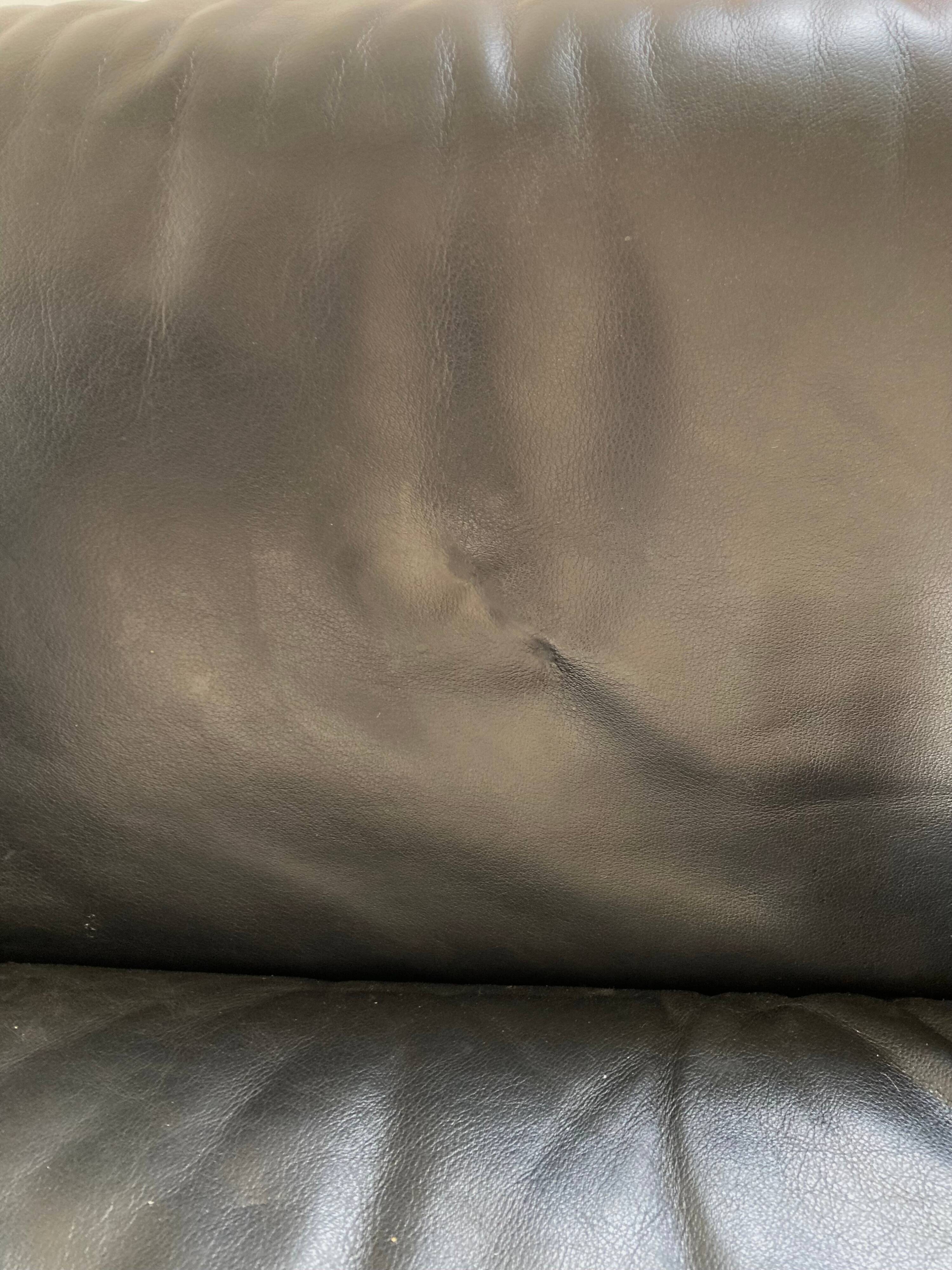 Canapé Modulable Fiandra en Cuir par Vico Magistretti pour Cassina. Italie années 1970