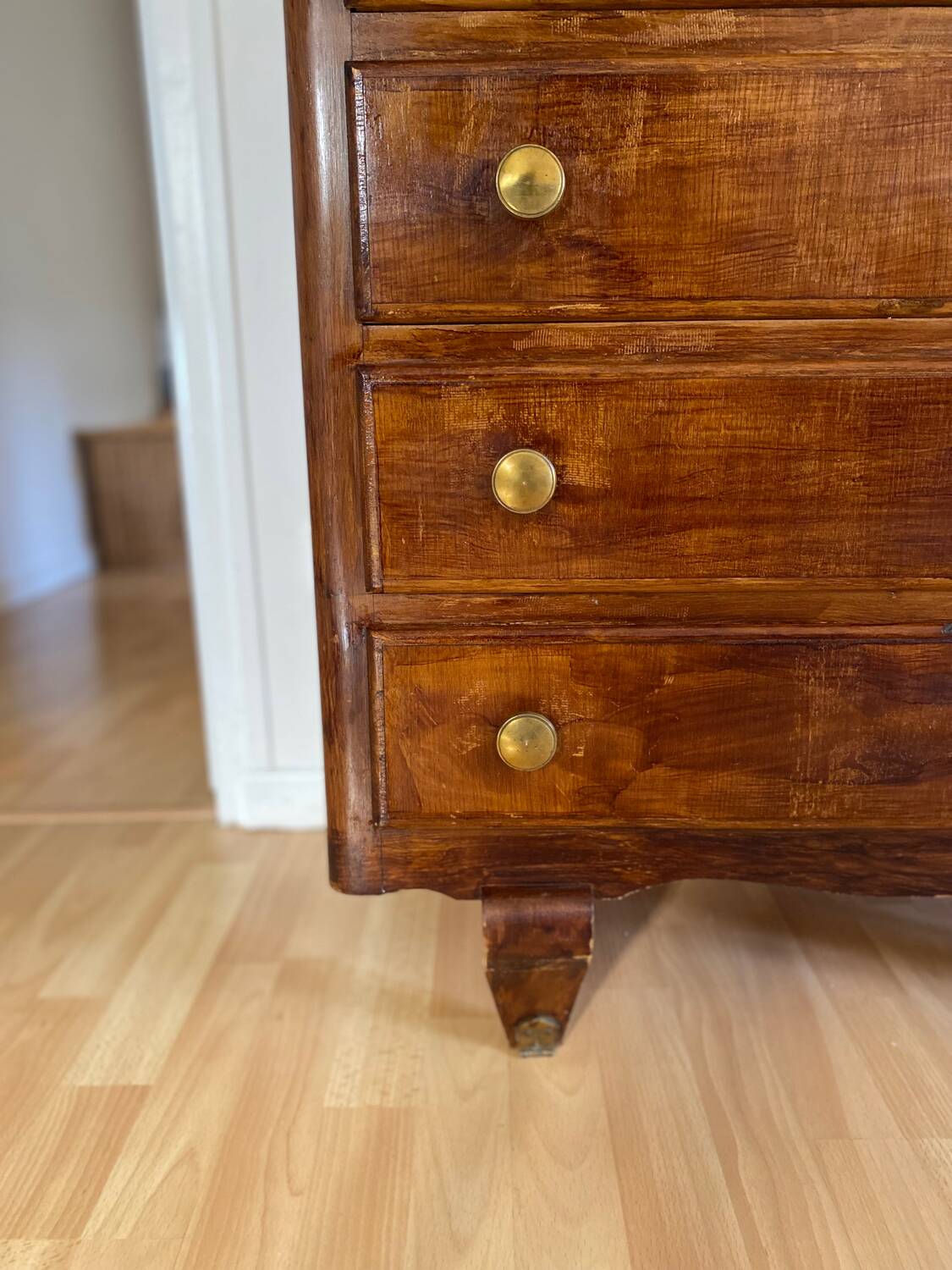 Old wooden chest of drawers