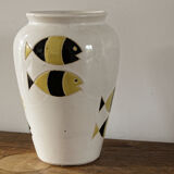 Vintage fish vase