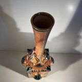 Master of Nimy, 4-handled vase (49cm) with plant decoration