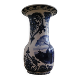Perfect 30cm Dutch Delft porcelain vase